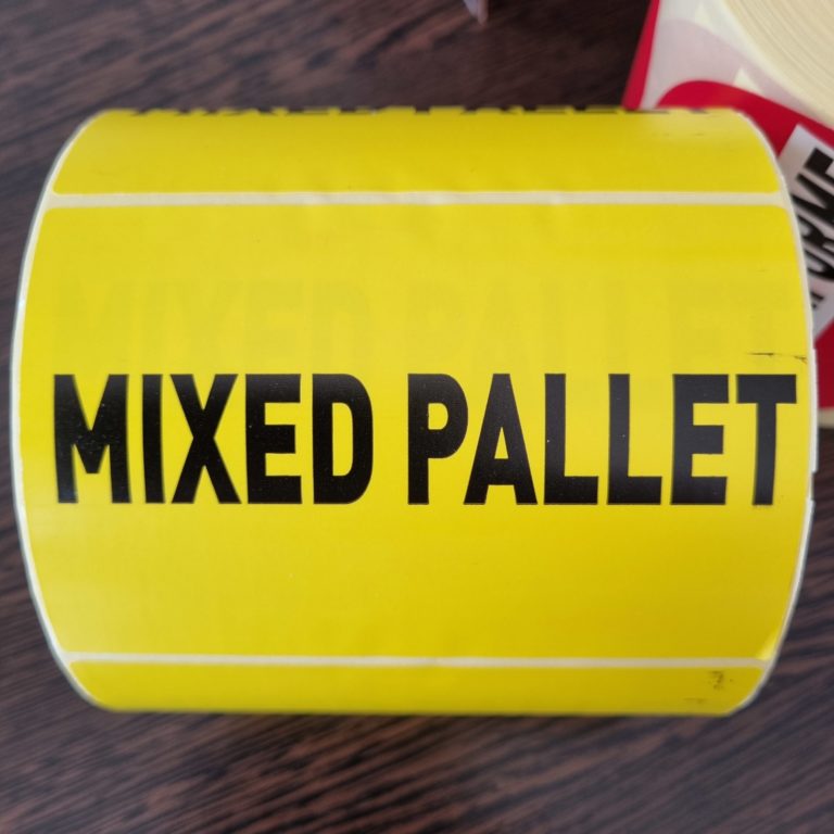 étiquette "mixed pallet" GOLABEL, votre solution d'identification et